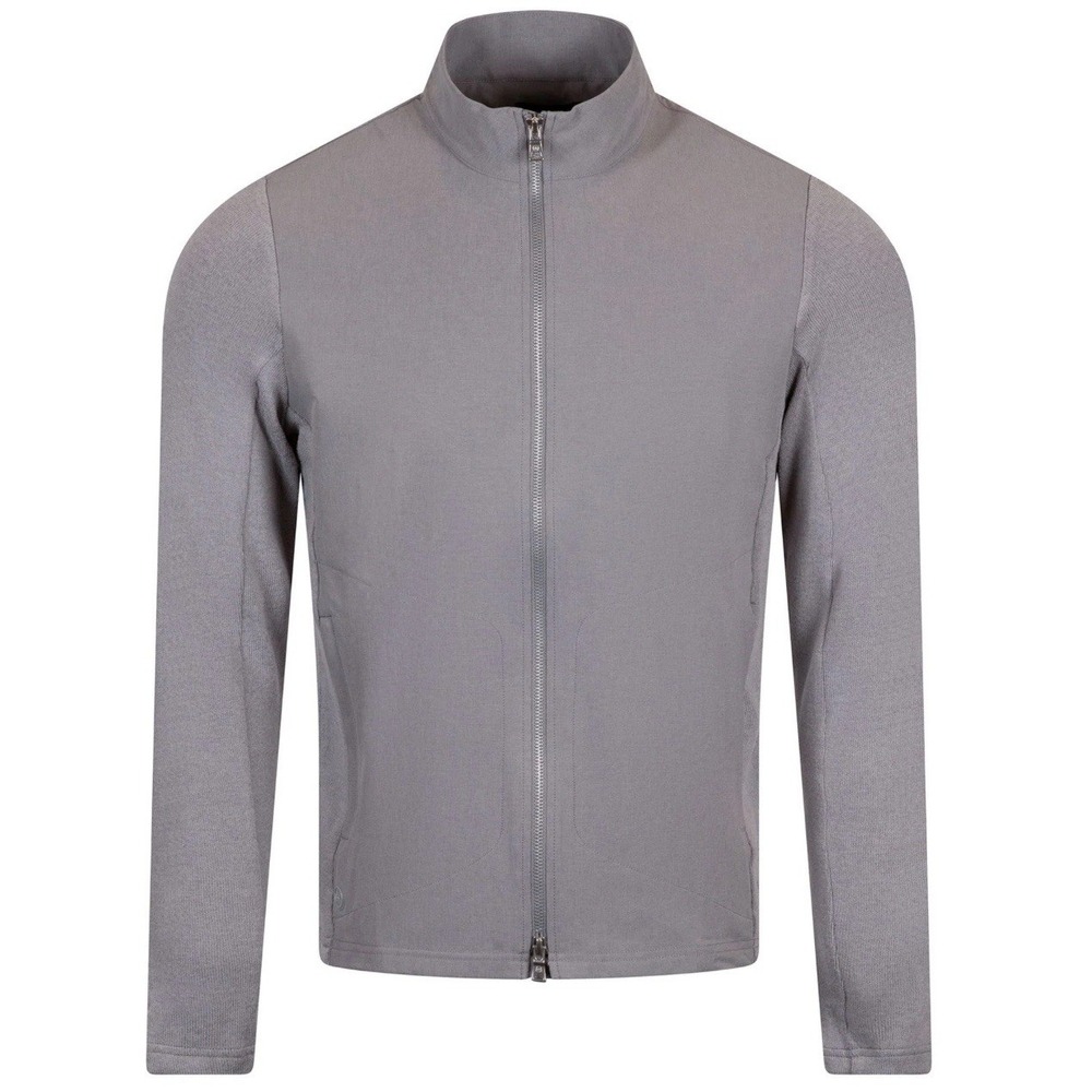 NWT Peter Millar Crown Crafted Solstice Hybrid Zip Cardigan Jacket Grey XXL $200